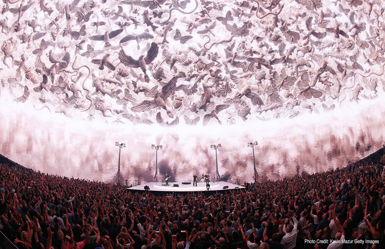 عرض جولة U2 في لاس فيغاس سفير